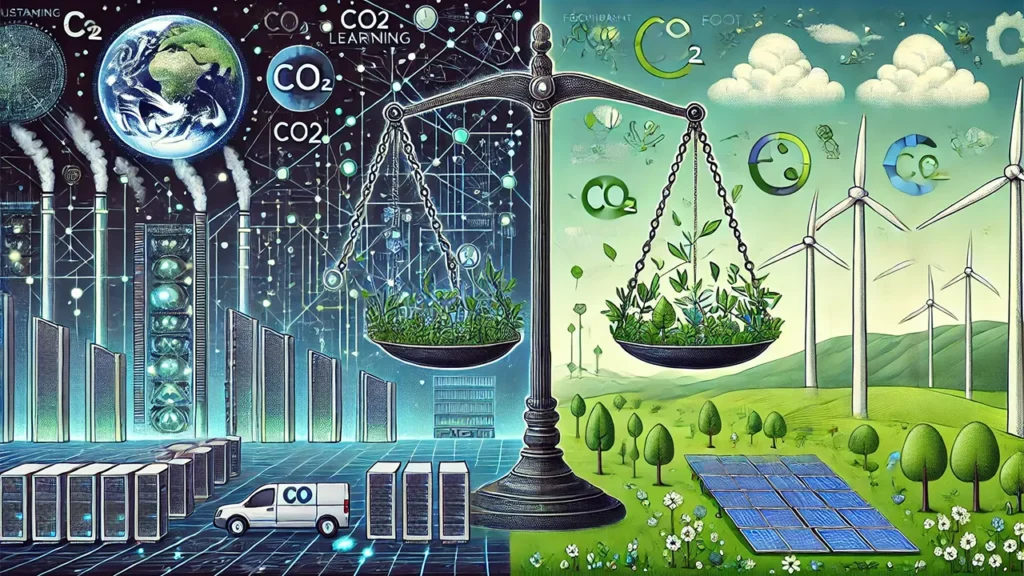 Using AI sustainably: Ecological aspects and CO₂ footprint comparison | greenfriendlylabs.com